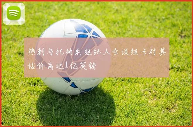 热刺与托纳利经纪人会谈纽卡对其估价高达1亿英镑