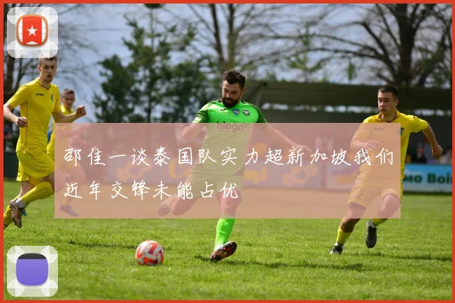 邵佳一谈泰国队实力超新加坡我们近年交锋未能占优
